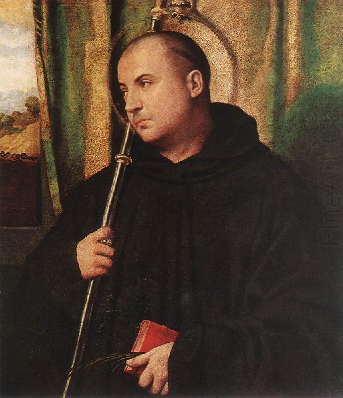 A Saint Monk atg, MORETTO da Brescia